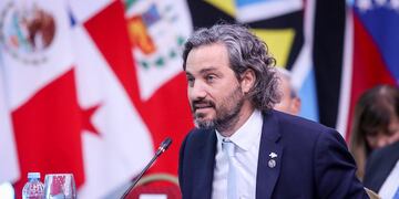 Santiago Cafiero en la Cumbre de la Celac. Twitter