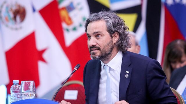 Santiago Cafiero en la Cumbre de la Celac. Twitter