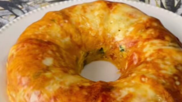 La receta de budín de verduras.