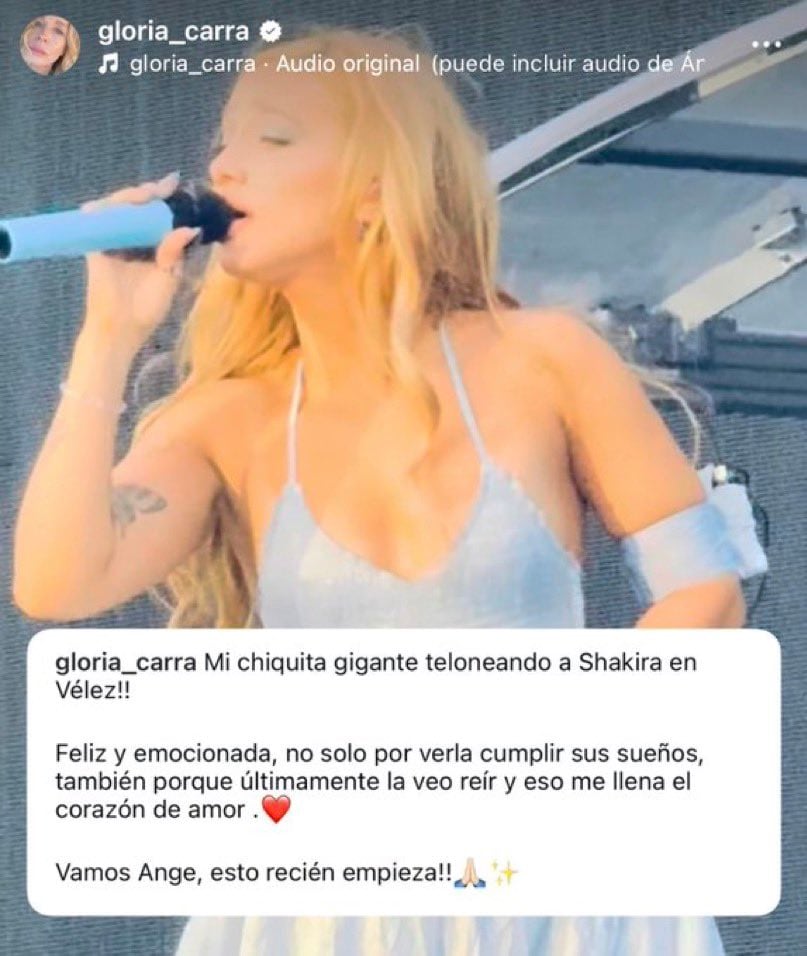 La famosa actriz le dedicó unas tiernas palabras.