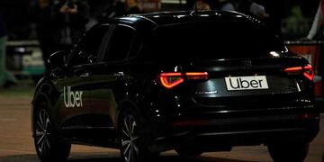 Experiencia. Subimos a un Uber en el día del debut del servicio. (Facundo Luque).