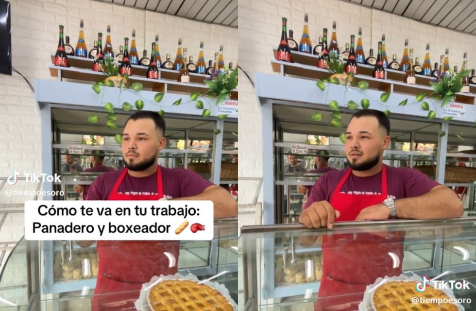 Trabaja en una panadería, es boxeador, reveló su sueldo y estallaron las redes sociales
