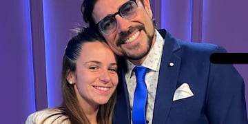 Matías Alé y su novia de Martina Vignolo.