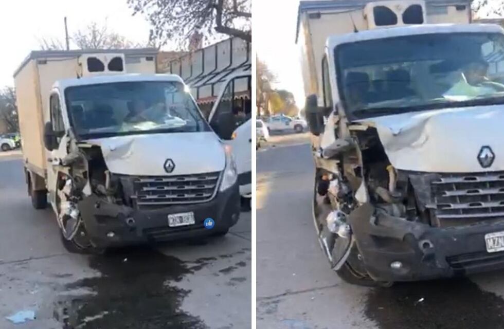 El conductor de una camioneta se desmayó al volante y chocó contra varios autos en General Alvear
