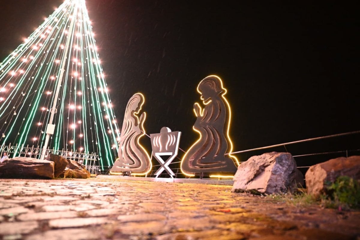El Árbol de Navidad y el pesebre quedaron oficialmente habilitados