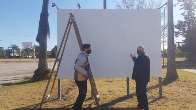 Murales del artista de Casilda (Facebook Daniel Quacquarini)