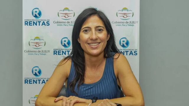 Analía Correa, directora provincial de Rentas de Jujuy.