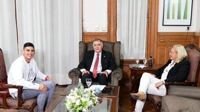 Matías Orihuela se reunió con el gobernador Osvaldo Jaldo