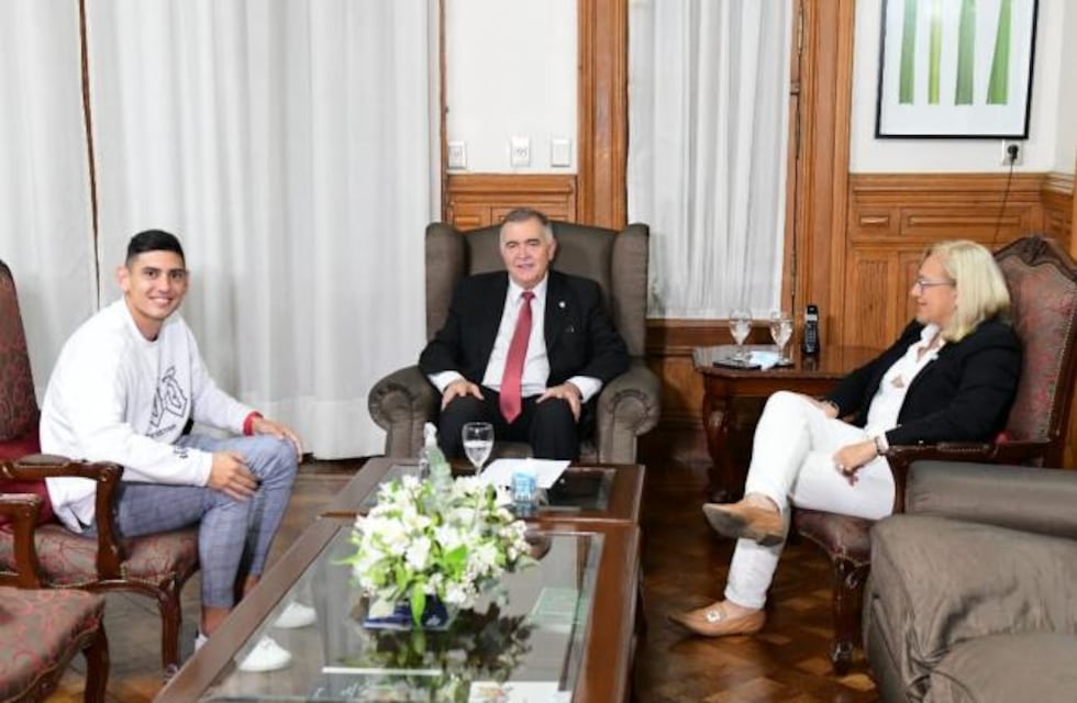 Matías Orihuela se reunió con el gobernador Osvaldo Jaldo