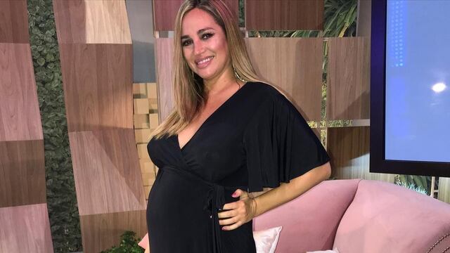 Belén Francese, con amor propio y amor a su bebé, muestra su pancita de 27 semanas