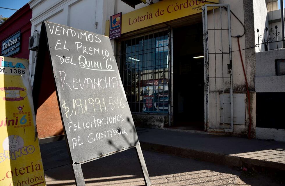 Un cordobés acertó los seis números y ganó el premio más grande en la historia del Quini 6