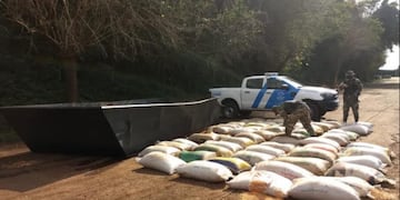 Nuevamente, El Soberbio fue foco de contrabando de maíz.