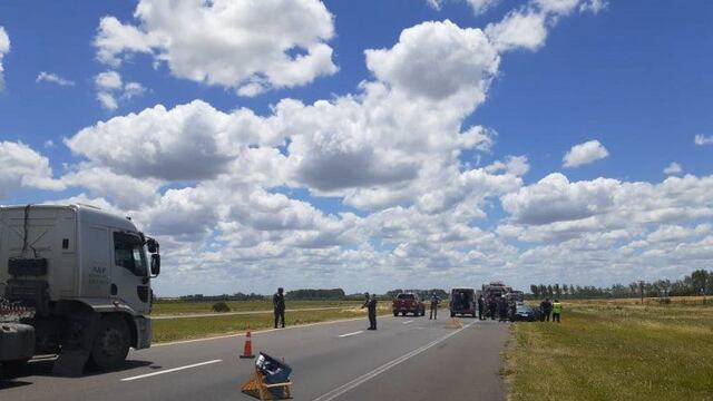 Accidente fatal en la Ruta 14.