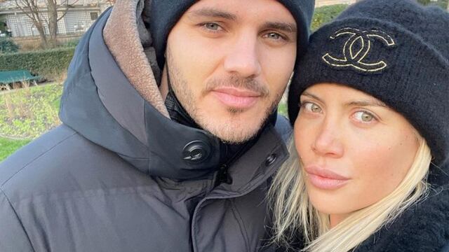 Wanda Nara y Mauro Icardi.
