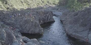 Los Cajones. Zona en la que se accidentó el joven. (Gentileza Marcelo Gutiérrez).