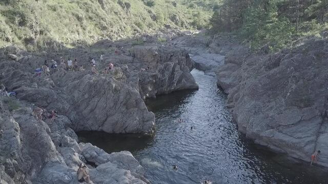 Los Cajones. Zona en la que se accidentó el joven. (Gentileza Marcelo Gutiérrez).