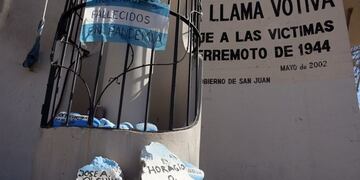 Las piedras fueron colocadas en la Eterna Llama Votiva