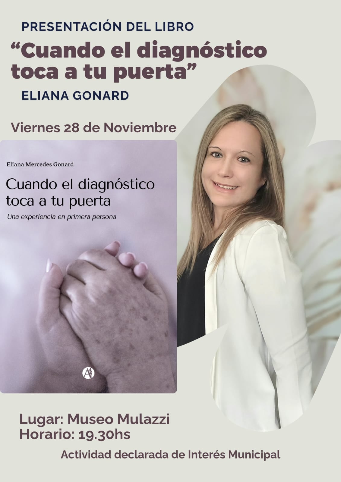 Presentación del libro “Cuando el diagnóstico toca a tu puerta” en el Museo Mulazzi