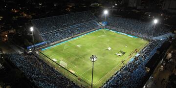 Espectacular toma aérea del Gigante. Belgrano volvió con todo a su estadio.