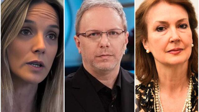 Malena Galmarini, Nik y Diana Mondino. (La Voz)