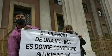 Víctimas del Próvolo denuncian maltratos y revictimización en el segundo juicio por los abusos en el instituto religioso. Foto: Orlando Pelichotti / Los Andes.