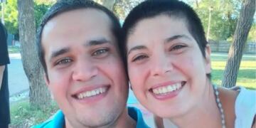 Santiago y Nazaret, la pareja de Cipolletti que se enamoró a primera vista en un hospital.