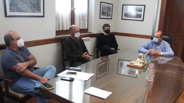 El intendente Sánchez recibió a los delegados del las localidades del Distrito.