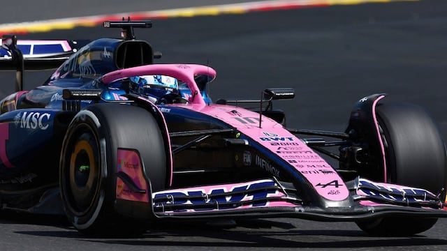 Por modificaciones en la parrilla, Franco Colapinto arrancó la final del GP de Bélgica en la decimoquinta posición. (Crédito: X/@PaMiguelAngelpa)