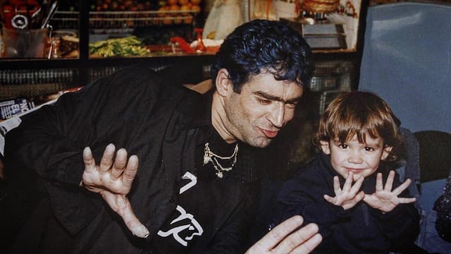 Rodrigo y Ramiro Bueno, en los años de la "Potromanía". (Instagram @ramirobueno_)
