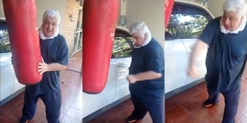 Alberto Samid se filmó boxeando: ¿amenaza para El Dipy?
