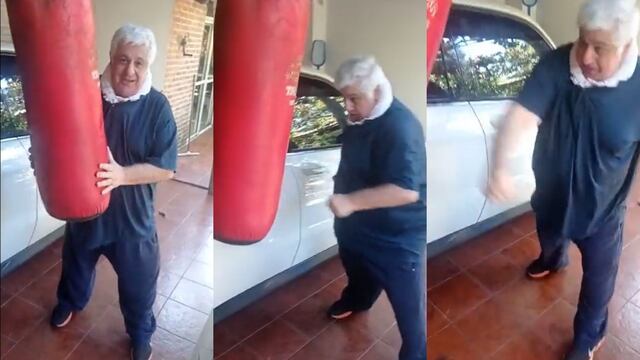 Alberto Samid se filmó boxeando: ¿amenaza para El Dipy?