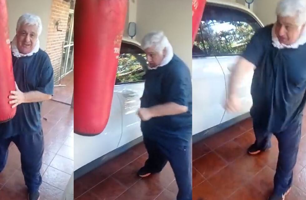 Tras su discusión con El Dipy, Alberto Samid se mostró boxeando y estallaron los memes