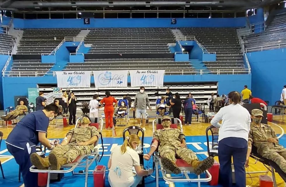 Malvinas 40 años: se realizó una jornada solidaria de donación de sangre