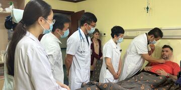 Elián Capurro sigue el tratamiento en China