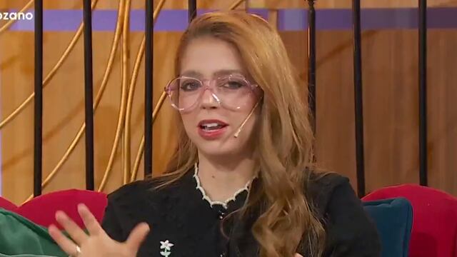 Juariu al anunciar su embarazo en vivo en "Cortá por Lozano". (Foto: captura de pantalla)