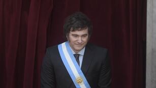 El presidente Javier Milei en el Congreso. (Archivo)
