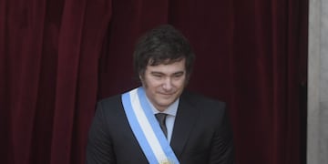 El presidente Javier Milei en el Congreso. (Archivo)