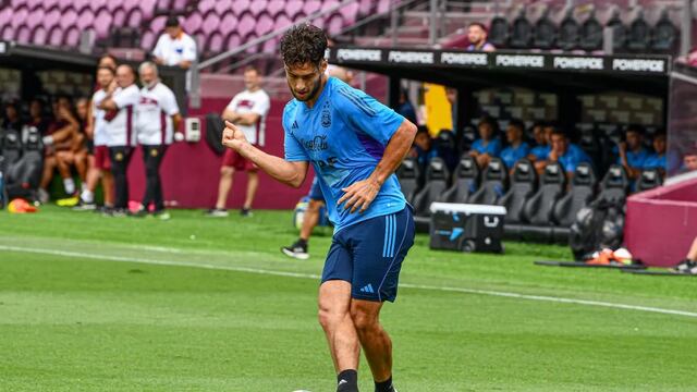 Marco Di Césare, en la Sub 23 que debuta esta noche en el pre Olímpico.