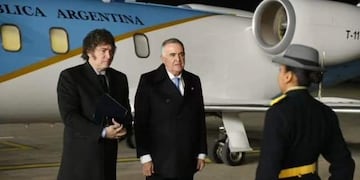 Fue recibido por el Gobernador Osvaldo Jaldo