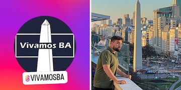 “Buenos Aires habla a través de sus paredes”: quién es Fabrizio Caradonna, el creador de la cuenta furor Vivamos.BA
