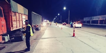Realizaron control vehicular en la ruta 14 de Soldini