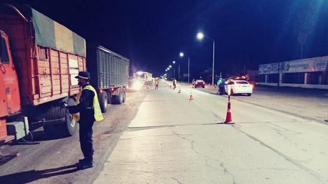 Realizaron control vehicular en la ruta 14 de Soldini