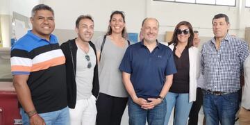 Pablo Garate recorrió las instalaciones del Centro de Formación Laboral 401 del Polo Educativo de Tres Arroyos