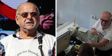 José Ernesto Schulman arremetió contra una mujer en una boletetría, a la que insultó y golpeó.