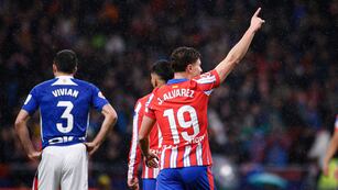 Julián Álvarez y otro gol importante para el Atlético Madrid (Atlético Madrid).