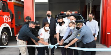 Inauguraron el nuevo destacamento de Bomberos Zapadores en el área industrial de Rafaela