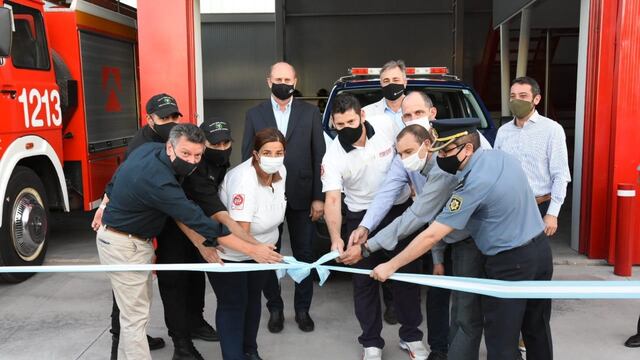 Inauguraron el nuevo destacamento de Bomberos Zapadores en el área industrial de Rafaela