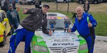 Víctor y Matías Mondino Rally Regional APCUR