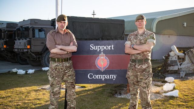 Malvinas: los británicos hicieron el cambio de tropas del ejército