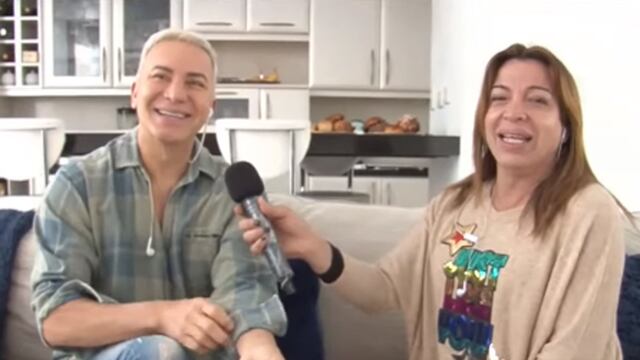 Flavio Mendoza y Lizy Tagliani, en la casa del bailarín y coreógrafo.